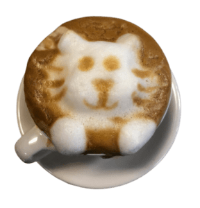 latte art from cafe creme latte art from cafe creme